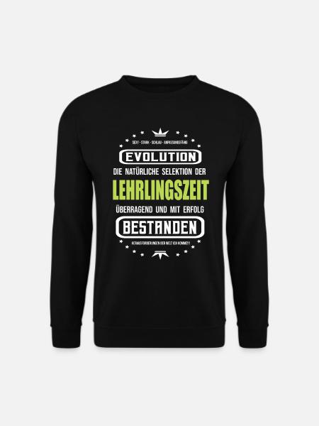 Lehrlingszeit mit Erfolg bestanden Shirt - Unisex Pullover - Schwarz