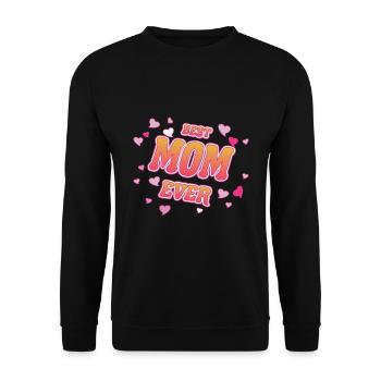 Meilleure maman de tous les temps - beste Mutter der Welt - Sweat-shirt Unisexe - noir - Devant - Alina (178cm) & Michal (187cm)
