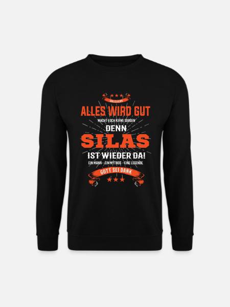 alles wird gut denn Silas Ist da T-Shirt - Unisex Pullover - Schwarz