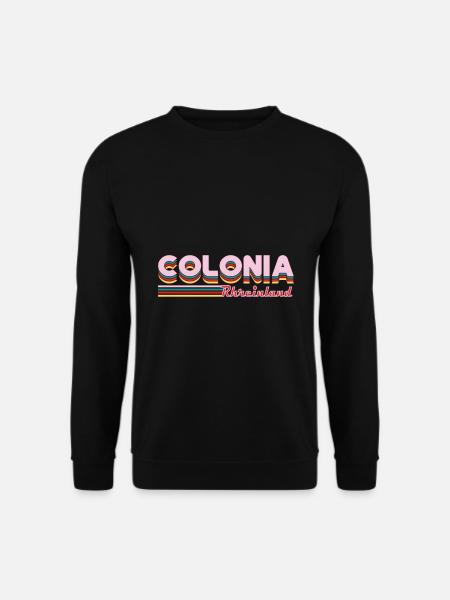 Colonia Rheinland Design für den Kölner& Kölnerin - Unisex Pullover - Schwarz