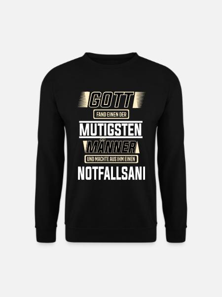 Notfallsani, das Notfallsanitäter Design - Unisex Pullover - Schwarz