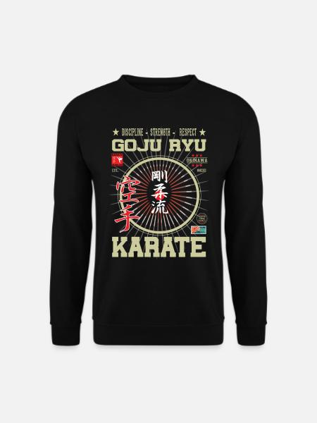 Goju-Ryu Karate Okinawa Design - Unisex Pullover - Schwarz