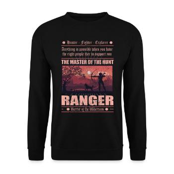 Ranger 2 - Unisex Pullover - Schwarz - Vorne - Alina (178cm) & Michal (187cm)