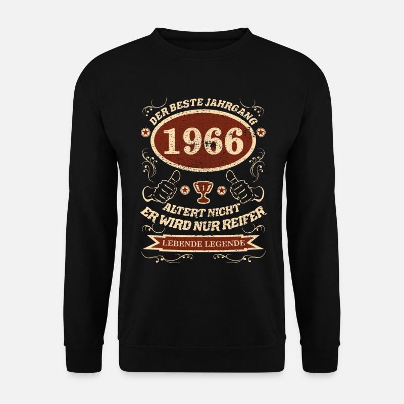 1966 der bester Jahrgang - Unisex Pullover - Schwarz