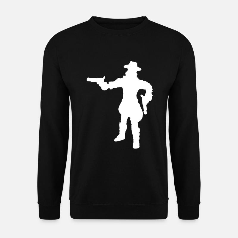 Cowboy Design - Unisex Sweatshirt - black