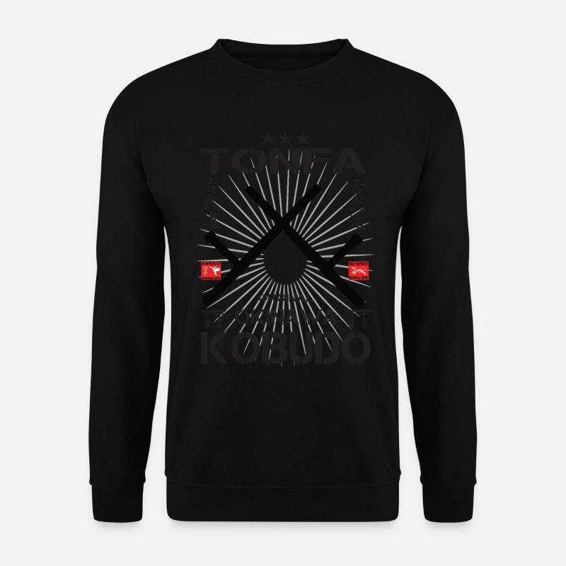 Tonfa Okinawa Kobudo Design - Unisex Sweatshirt - black