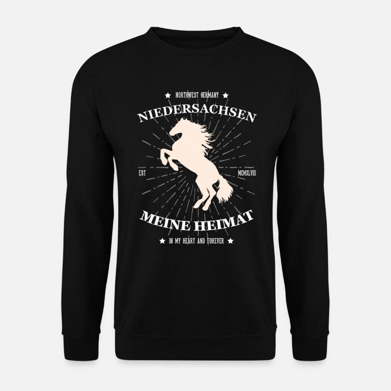 Niedersachsen meine Heimat Design - Unisex Pullover - Schwarz