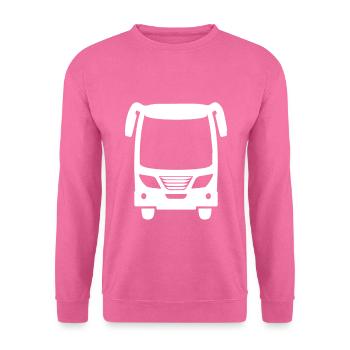 Reisebus, Omnibus Design für den Busfahrer - Unisex Pullover - Pink - Vorne