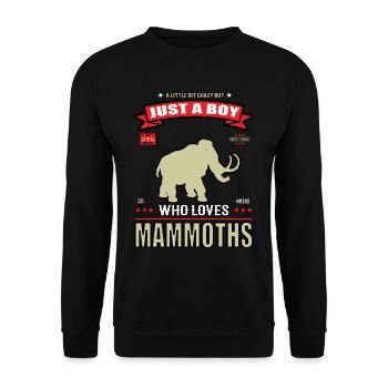 Juste un garçon qui aime Mammut Outfit - Sweat-shirt Unisexe - noir - Devant - Alina (178cm) & Michal (187cm)