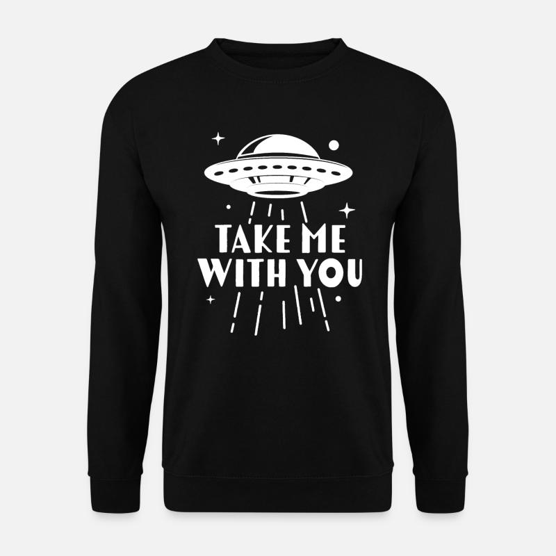 Emmène-moi avec toi - Sweat-shirt Unisexe - noir