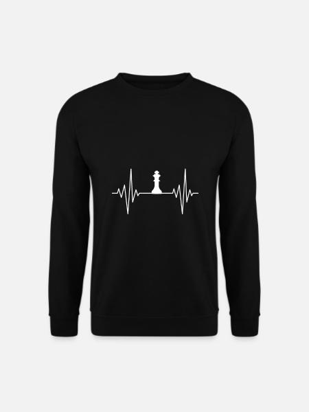 mein Herz schläft für König Design - Unisex Pullover - Schwarz