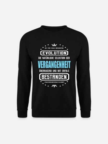 Past, Evolution, Development - Unisex Sweatshirt - black