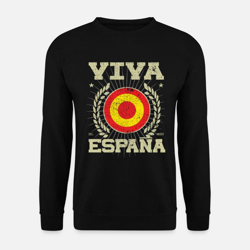 Cooles Spanien Design - Unisex Pullover - Schwarz