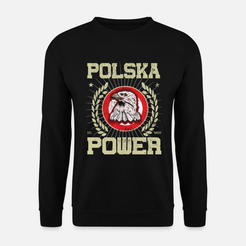 Cool Poland Design - Unisex Sweatshirt - black