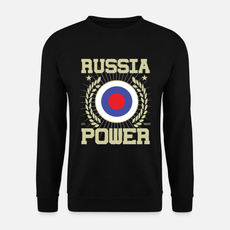 Design Cool Russie - Sweat-shirt Unisexe - noir