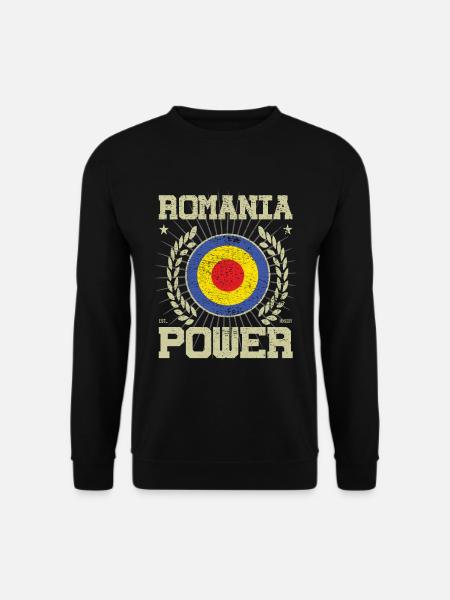 Cool Romania Design - Unisex Sweatshirt - black