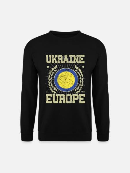 Cool Ukraine Design - Unisex Sweatshirt - black