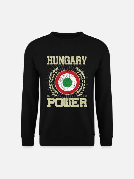 Hongrie Cool, Design - Sweat-shirt Unisexe - noir