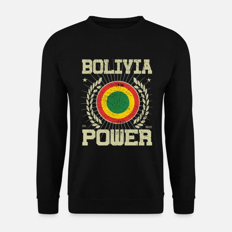 Cool Bolivia Design - Unisex Sweatshirt - black