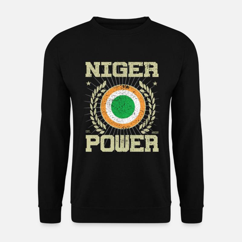 Cool Niger Design - Sweat-shirt Unisexe - noir