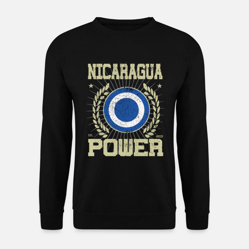 Cool Nicaragua Design - Sweat-shirt Unisexe - noir