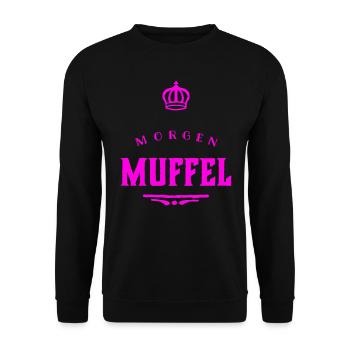 ich habe schlechte Laune - Unisex Pullover - Schwarz - Vorne - Alina (178cm) & Michal (187cm)