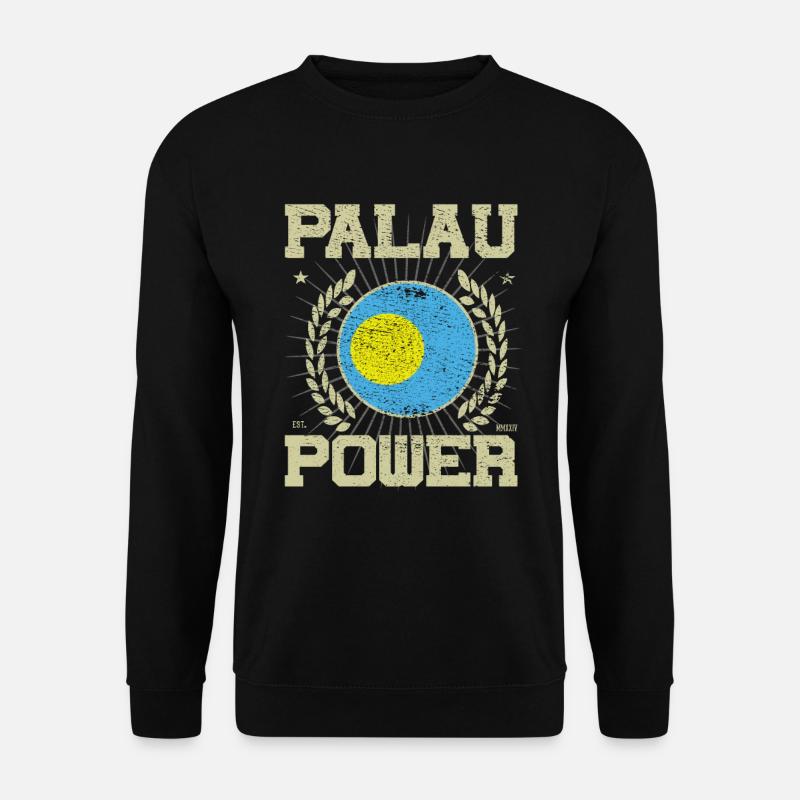 Cooles Palau, Design - Unisex Pullover - Schwarz