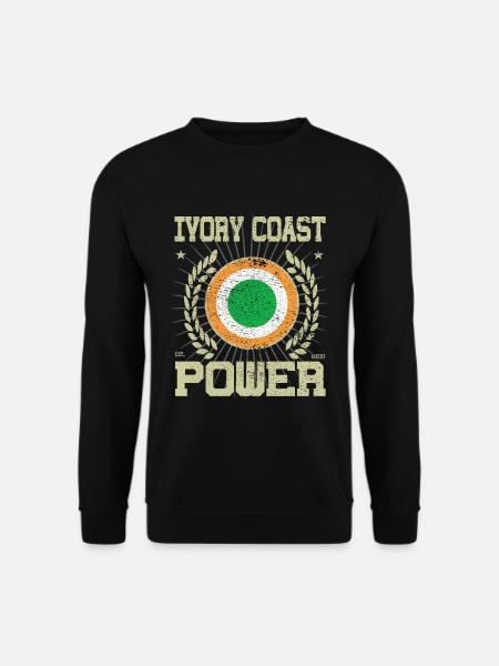 Cool Côte d’Ivoire, Design - Sweat-shirt Unisexe - noir