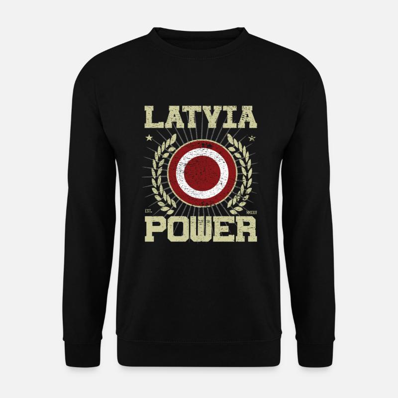 Cool Latvia Design - Unisex Sweatshirt - black