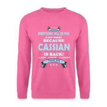 Everything will be fine Niklas Is back - Unisex Pullover - Pink - Vorne