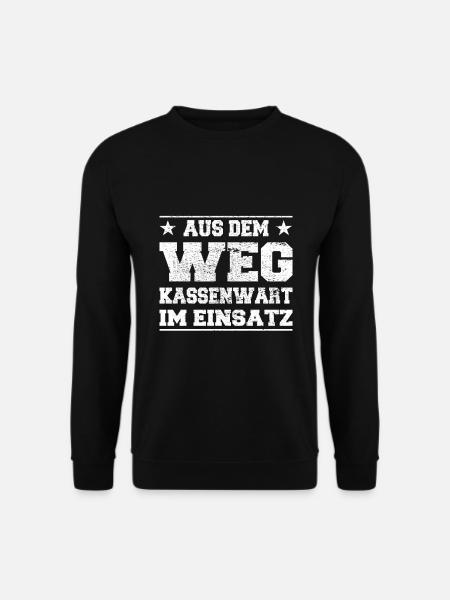 Aus dem Weg Kassenwart im Einsatz Design - Unisex Pullover - Schwarz