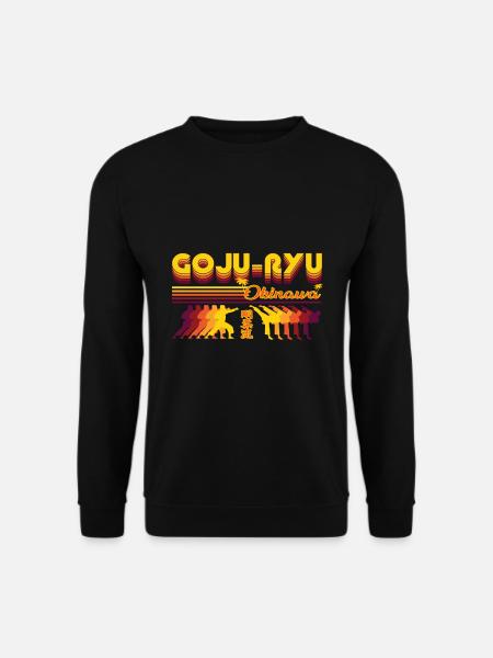 Goju-Ryu Karate Retro Design - Unisex Sweatshirt - black