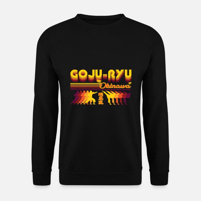 Goju-Ryu Karate Retro Design - Unisex Sweatshirt - black