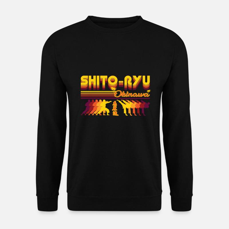 Shito-Ryu Karate Retro Design - Unisex Sweatshirt - black