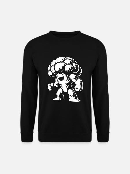 Cauliflower - Strong Vegetable Design - Unisex Sweatshirt - black
