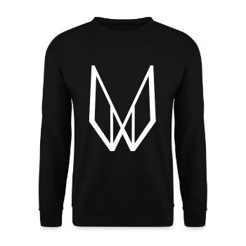 Envoi gratuit 3 - Sweat-shirt Unisexe - noir - Devant - Alina (178cm) & Michal (187cm)