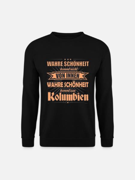 La vraie beauté vient du design colombien - Sweat-shirt Unisexe - noir