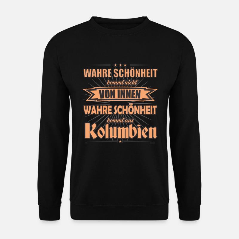 La vraie beauté vient du design colombien - Sweat-shirt Unisexe - noir