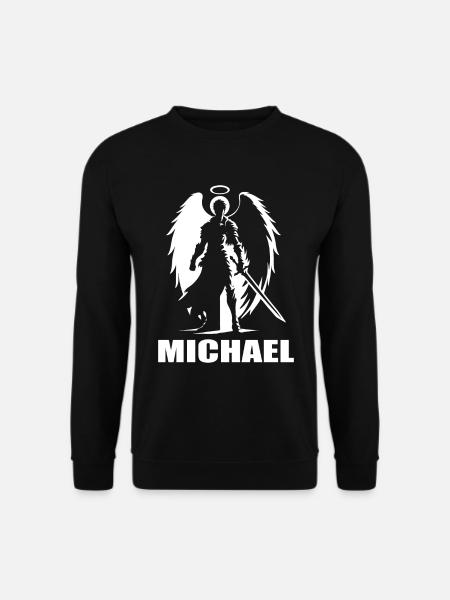 Archangel Michael Design – For the Angel Fan - Unisex Sweatshirt - black