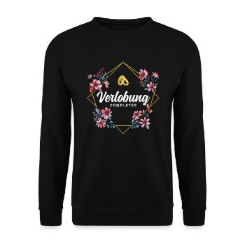 Verlobund Completed - Unisex Pullover - Schwarz - Vorne - Alina (178cm) & Michal (187cm)