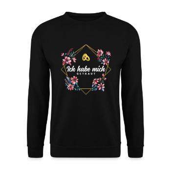 Ich habe mich getraut - Unisex Pullover - Schwarz - Vorne - Alina (178cm) & Michal (187cm)