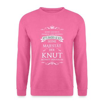 Seine Majestät der Knut betritt den Raum - Unisex Pullover - Pink - Vorne