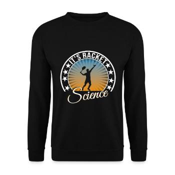 Tennis - Unisex Pullover - Schwarz - Vorne - Alina (178cm) & Michal (187cm)