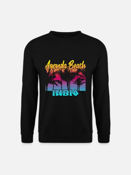 Agonda Beach India - Unisex Pullover - Schwarz