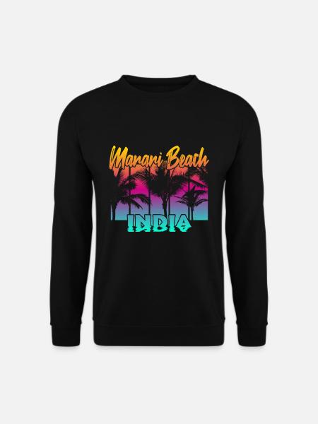 Marari Beach India - Unisex Pullover - Schwarz