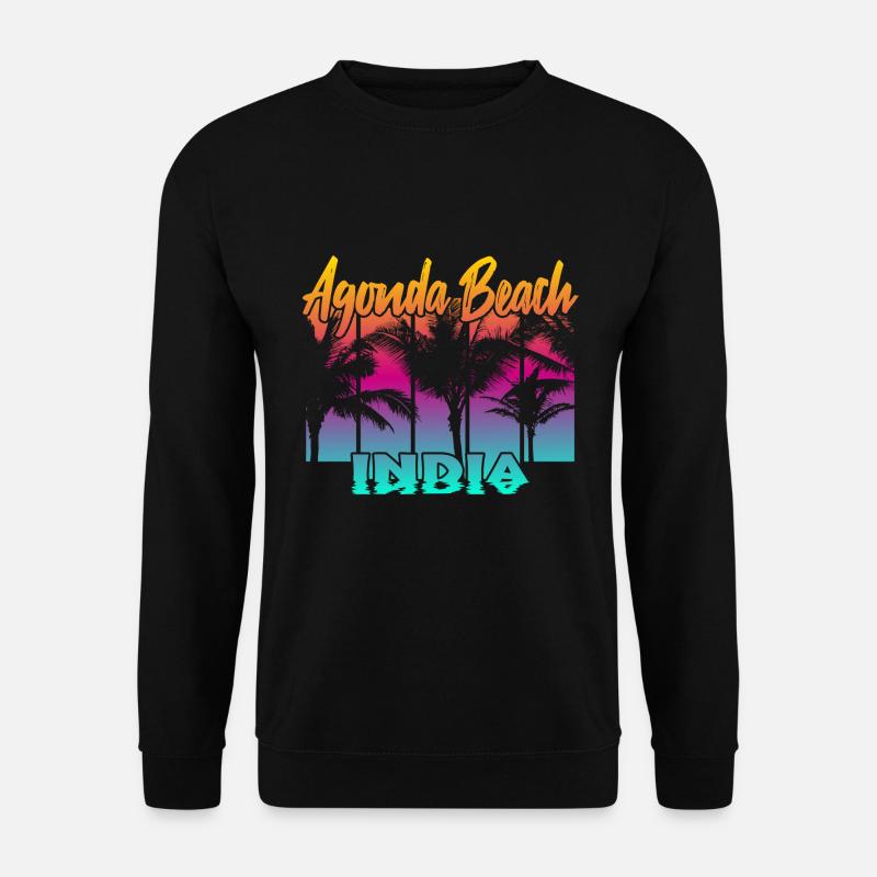 Agonda Beach India - Unisex Pullover - Schwarz