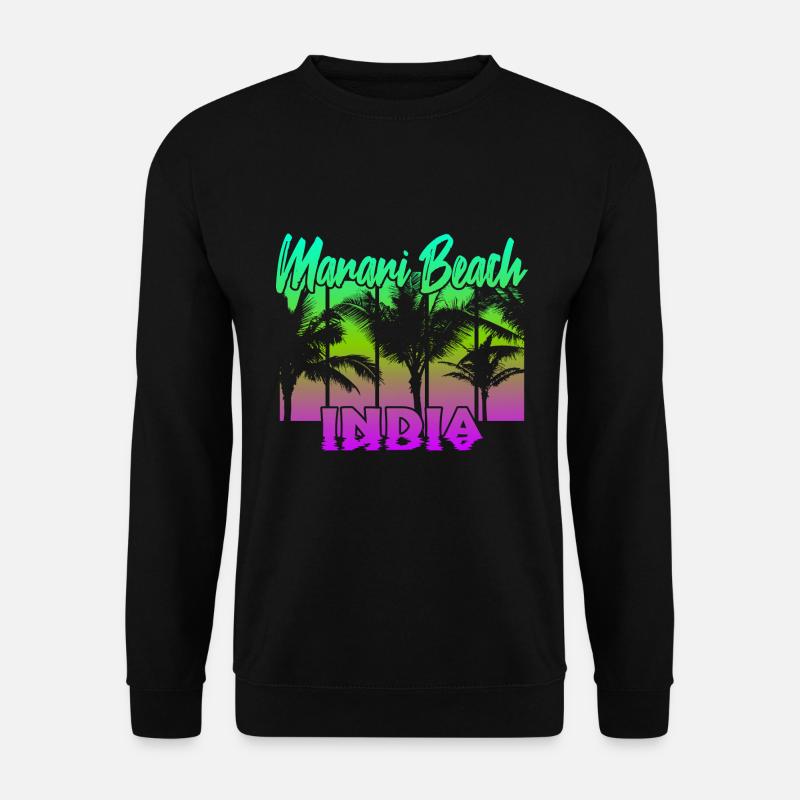 Marari Beach India - Unisex Pullover - Schwarz