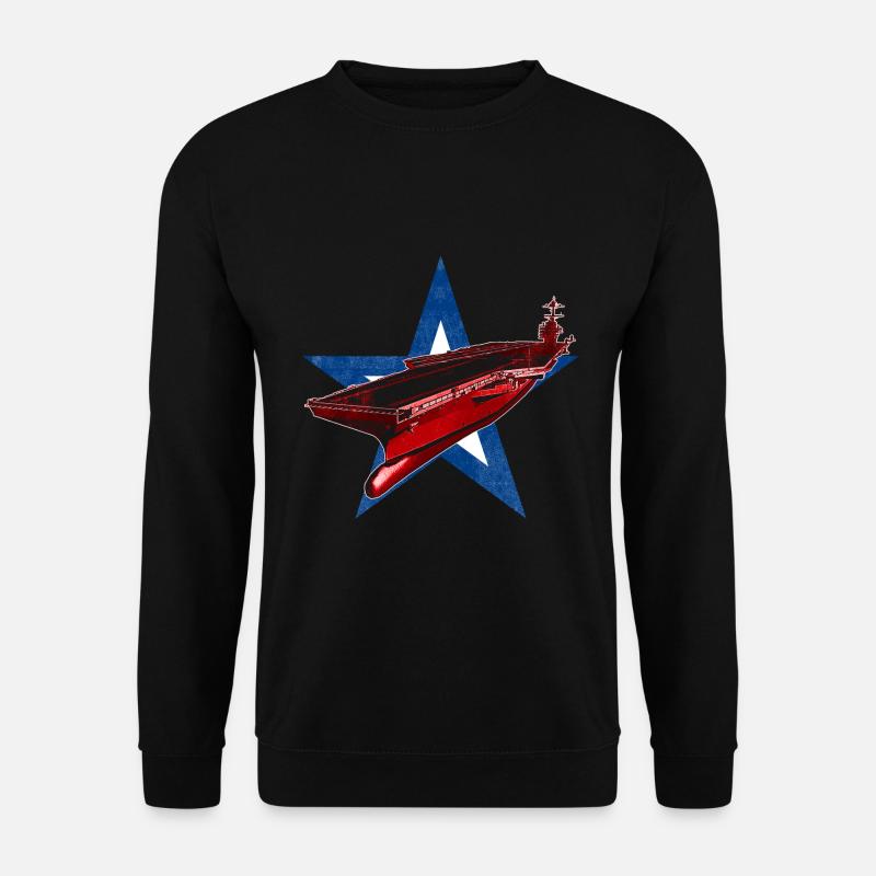 Flugzeugträger - Unisex Pullover - Schwarz
