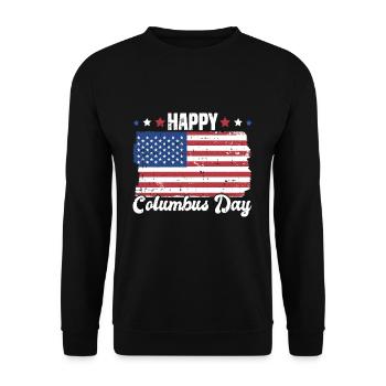 Christopher Columbus - Unisex Pullover - Schwarz - Vorne - Alina (178cm) & Michal (187cm)