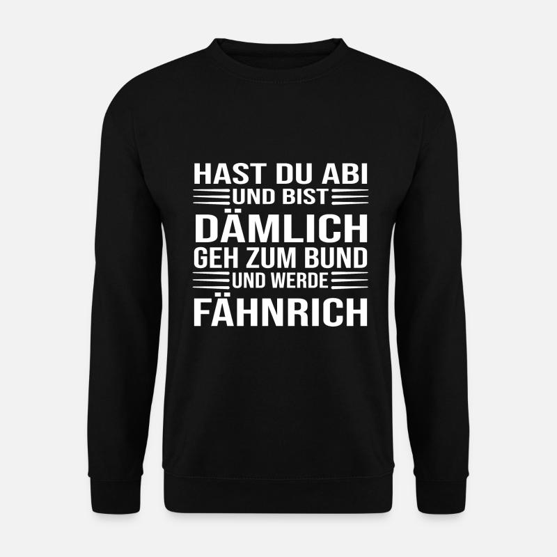 Abitur - Unisex Pullover - Schwarz